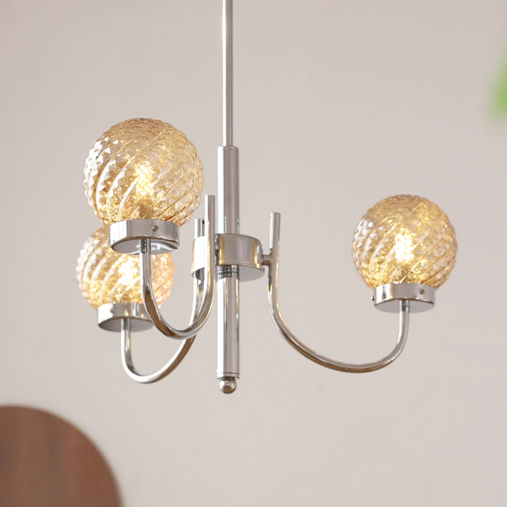 Light Luxury Glass Ball Bedroom Chandeliers - Image 2