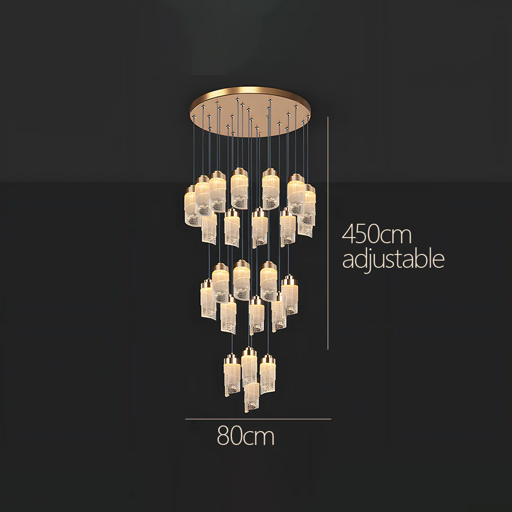 Luxurious Contemporary Acrylic Living Room LED Pendant Lights - Image 28