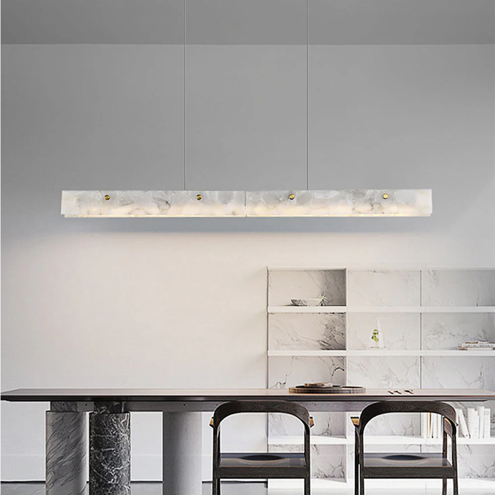 Luxury Marble Long Strip Pendant Light - Image 5