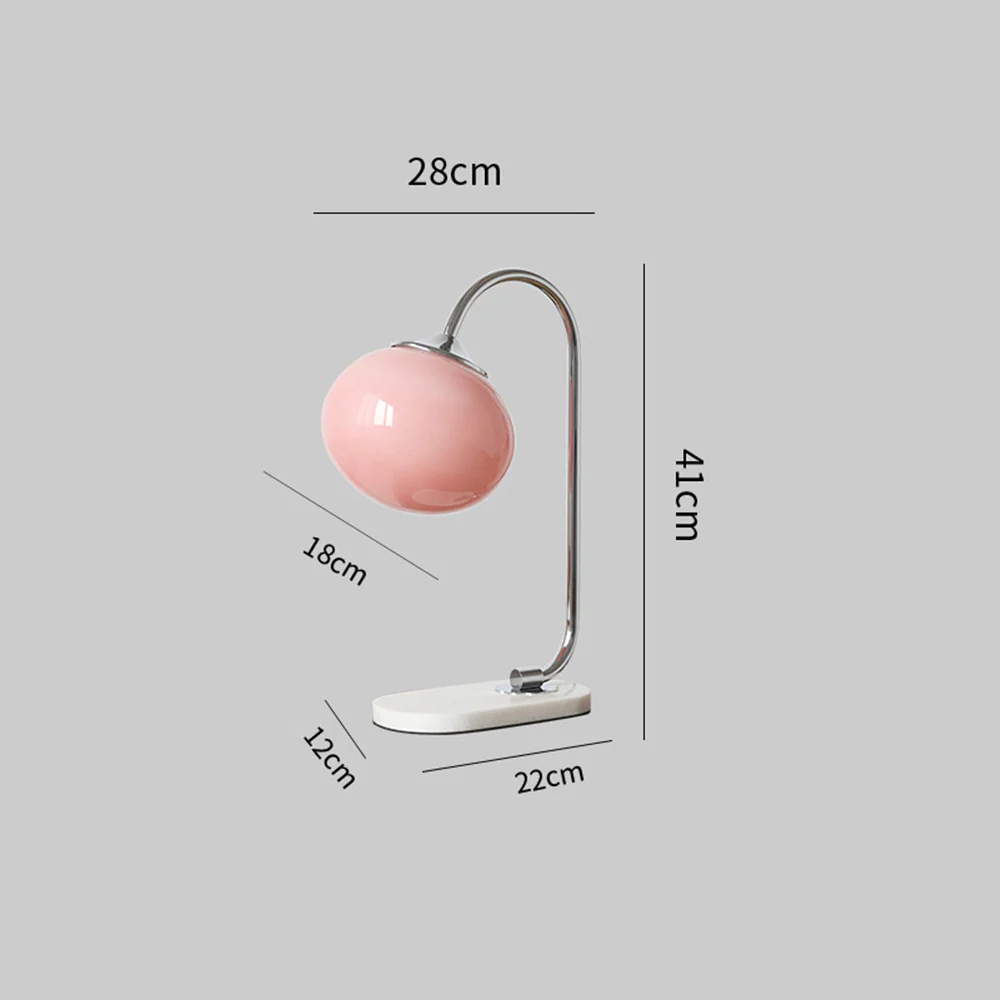 Marshmallow Metal Glass Table Lamp - Image 22