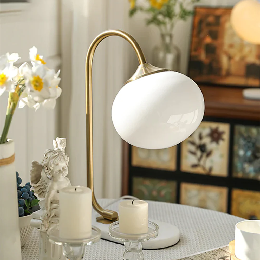 Marshmallow Metal Glass Table Lamp - Image 7