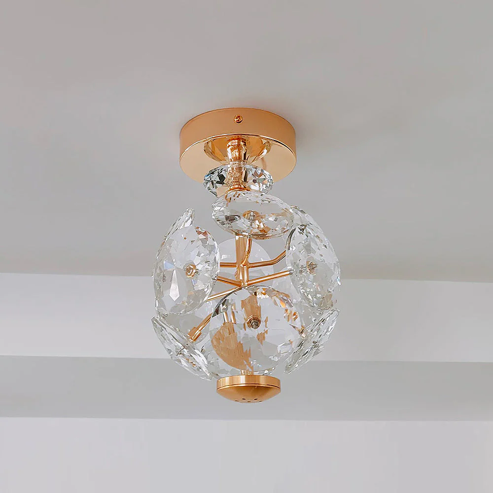 Medieval LED Crystal Ball Shape Ceiling Light - Image 7