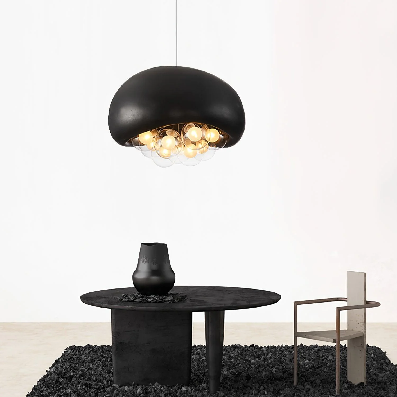 Micro-Cement Nordic Cream Style Pendant Light - Image 11