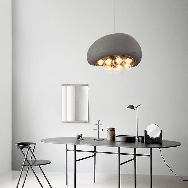 Micro-Cement Nordic Cream Style Pendant Light - Image 3