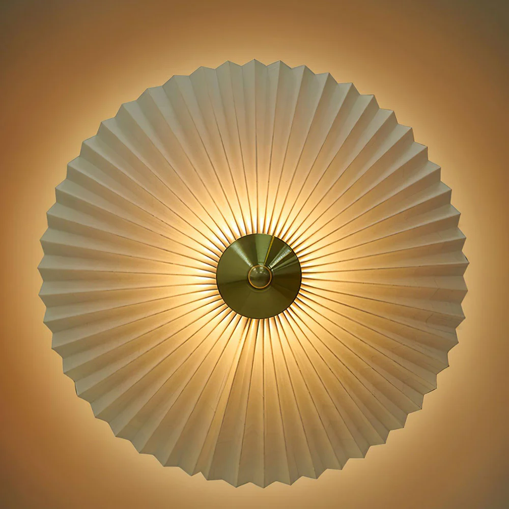 Mid Century Modern Pleated Table Lamp - Image 10