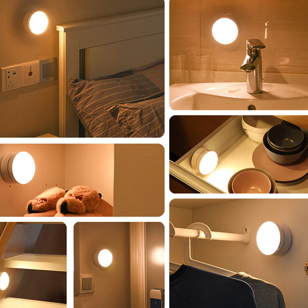 Mini Chargeable White LED Wall Light - Image 7