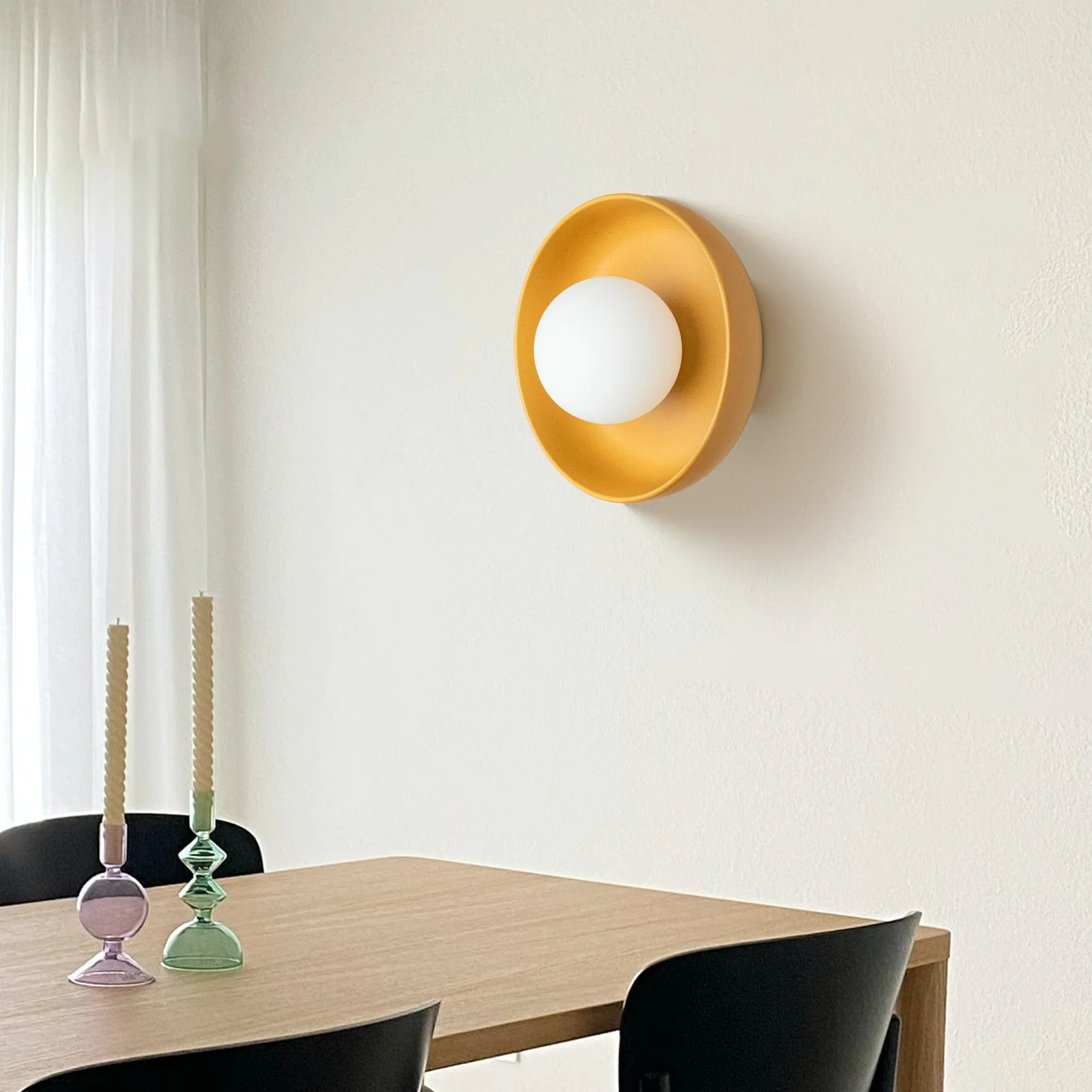 Minimalist Ceramic Stained Wall Light - Image 4