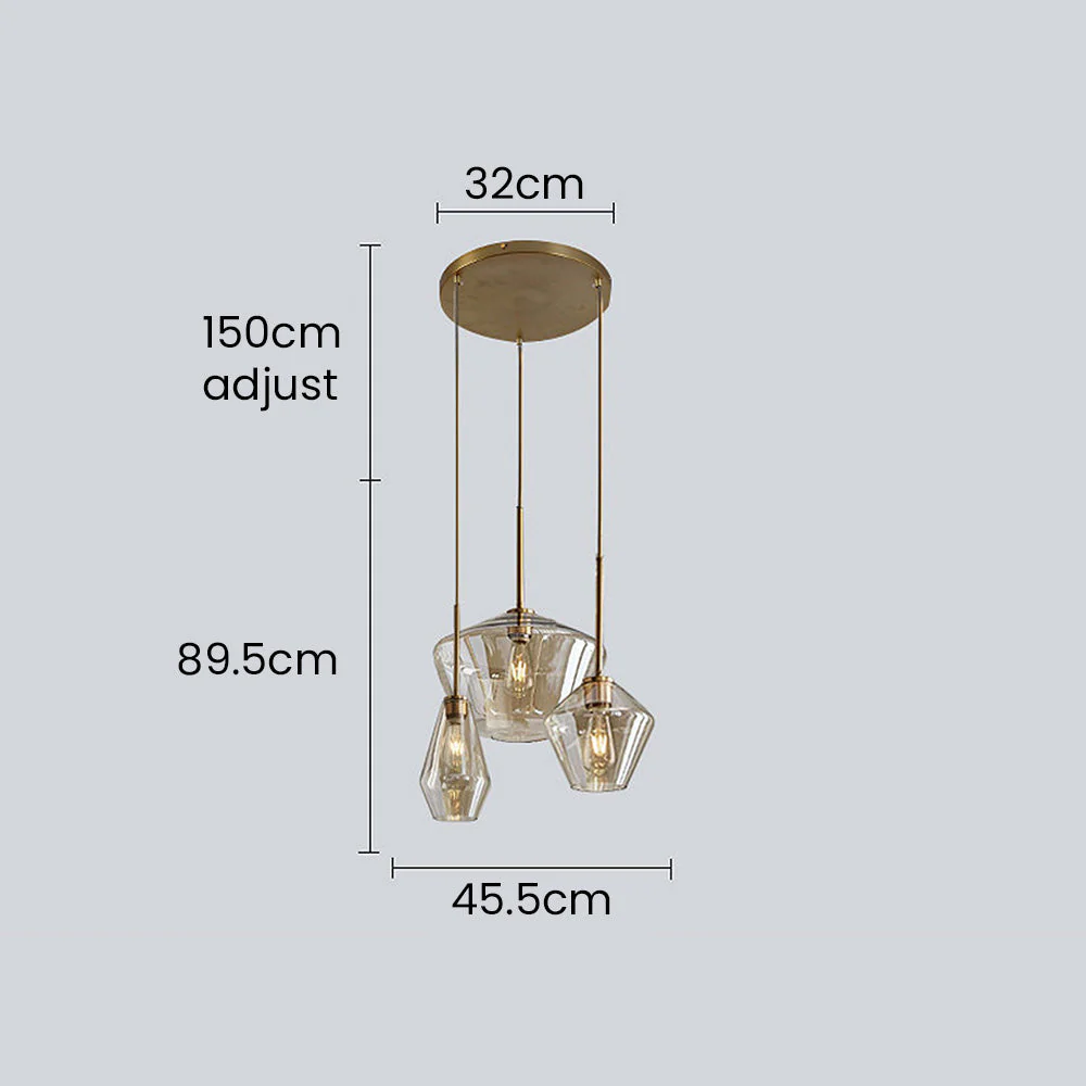 Minimalist Clear Rod Pendant Light - Image 12