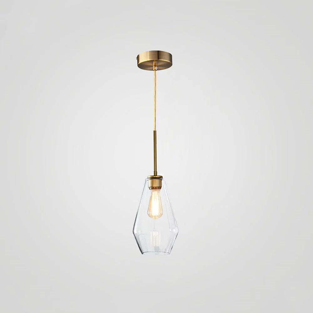 Minimalist Clear Rod Pendant Light - Image 16