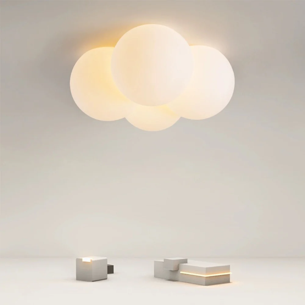 Modern White Cloud Bubbles Ceiling Light - Image 3