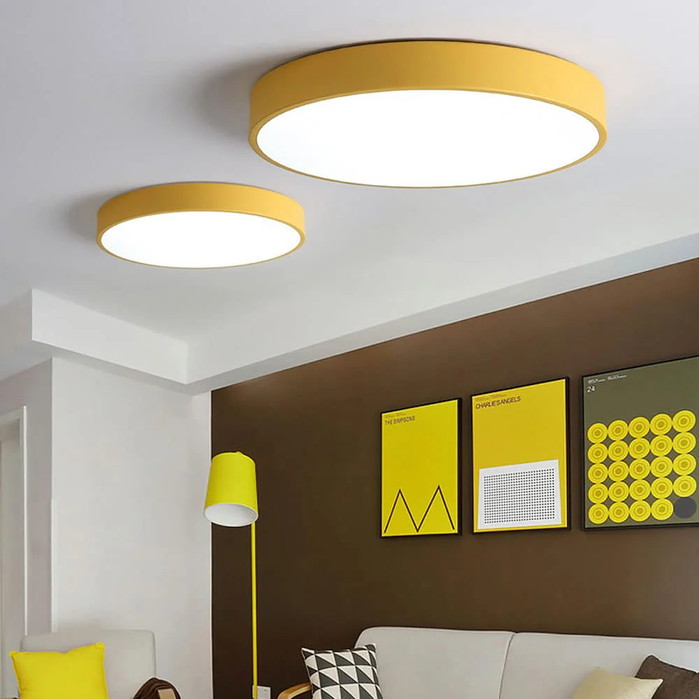 Minimalist Modern Round Flush Ceiling Lights - Image 12