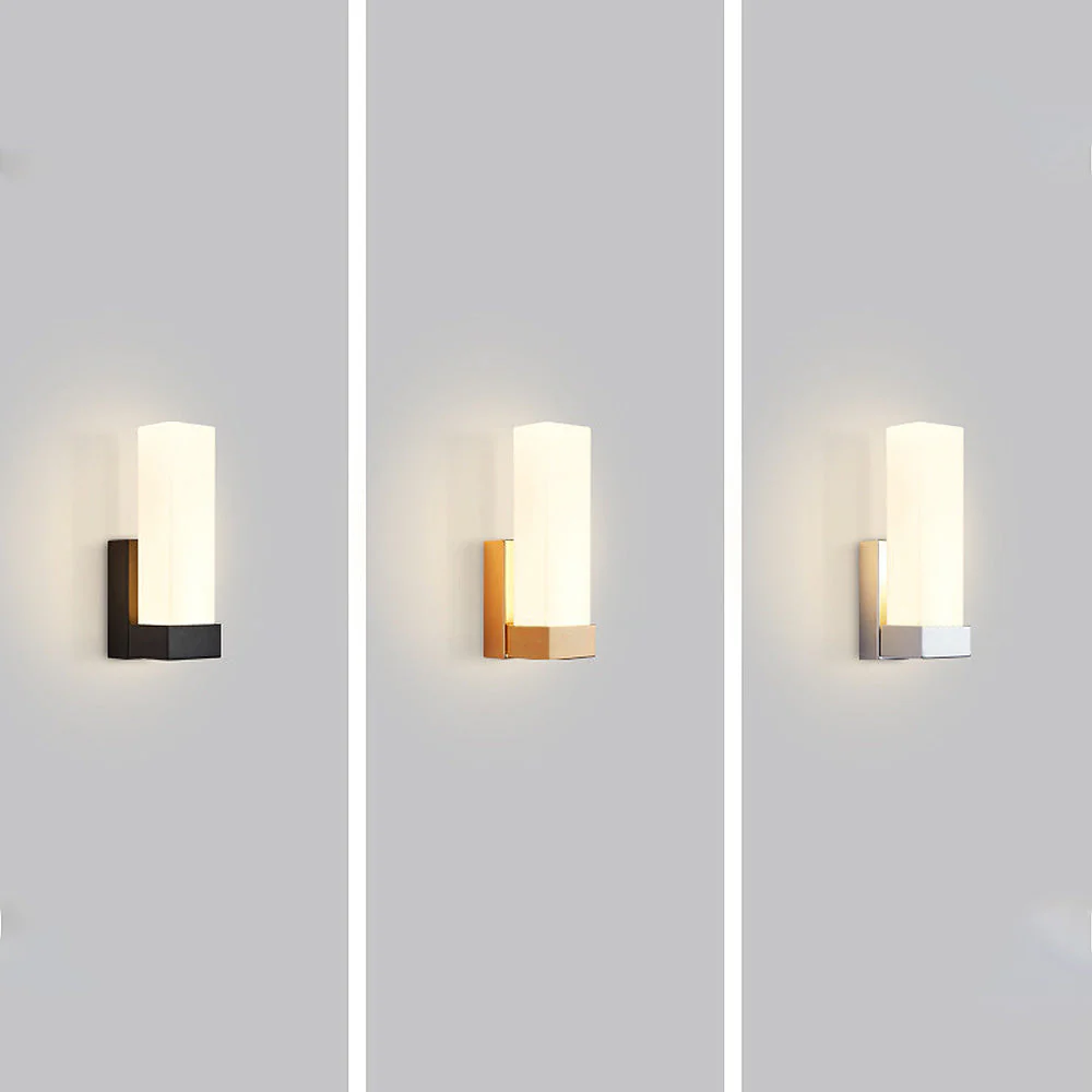Minimalist Prismatic Metal Wall LED Light - Image 4
