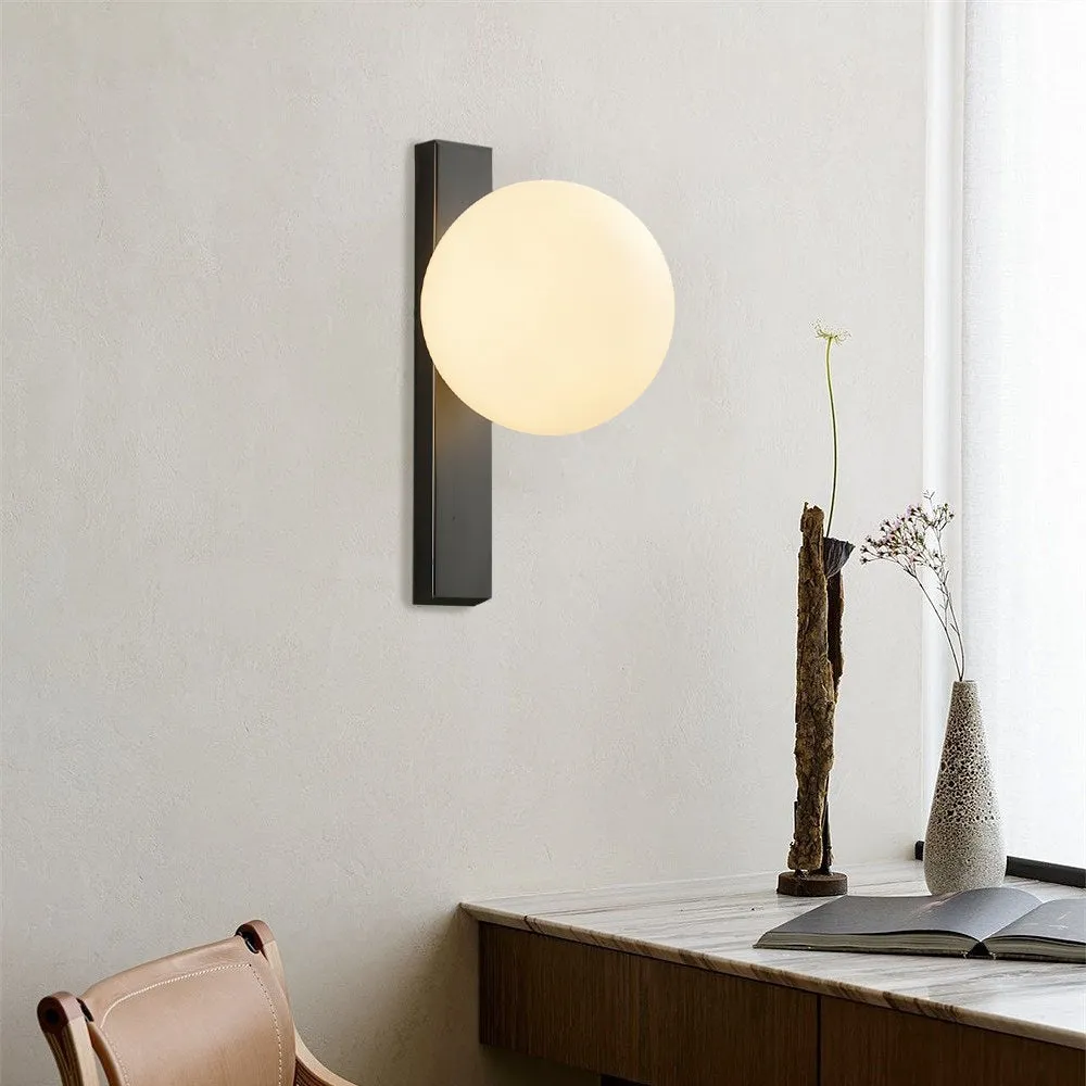 Minimalist Simple White Ball Wall Light - Image 2