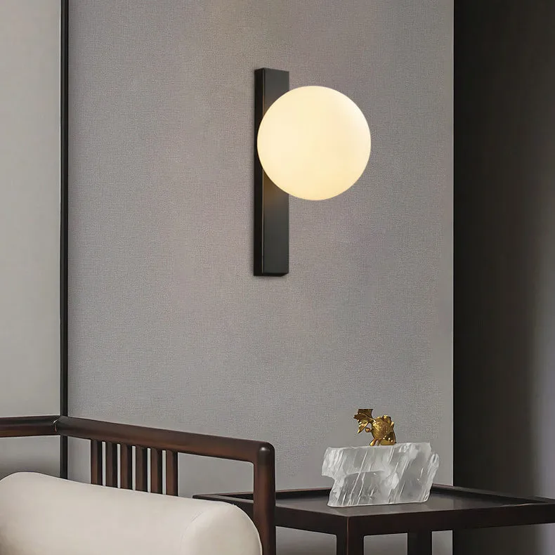 Minimalist Simple White Ball Wall Light - Image 5