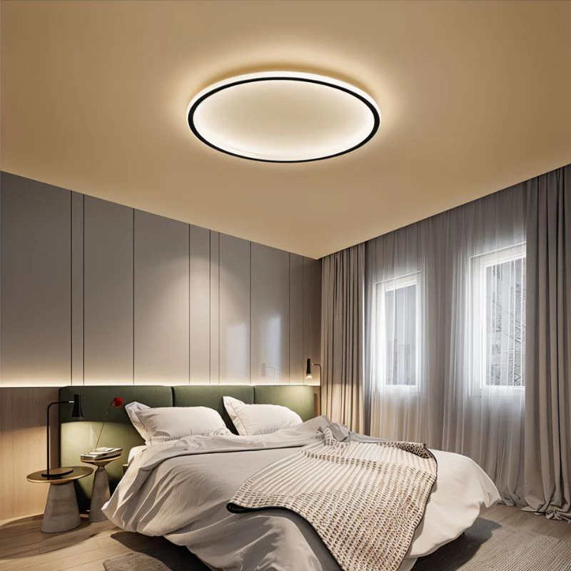 Minimalist Ultra-thin Adjustable Round Ceiling Light - Image 2