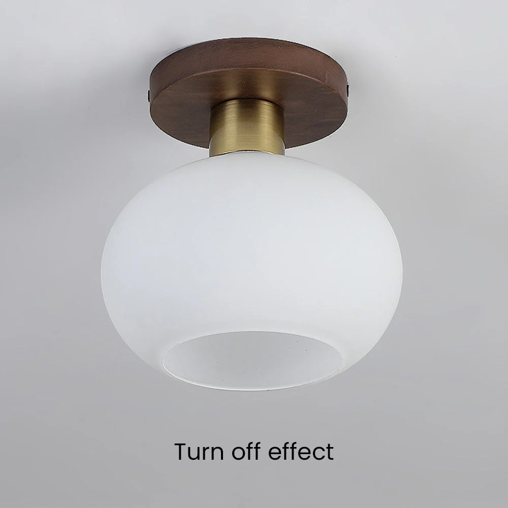 Minimalist White Ball Entrance Ceiling Hallway Light - Image 8