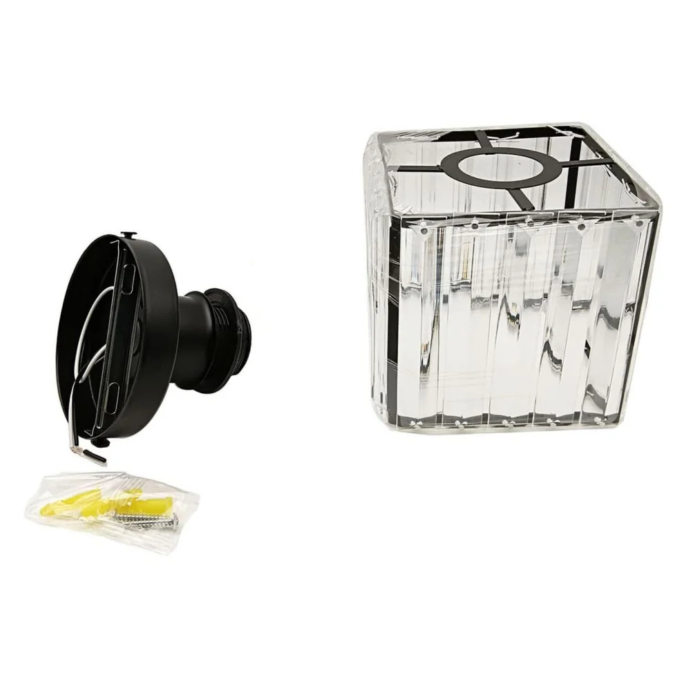 Modern 1-Light Black Hallway Ceiling Light - Image 7