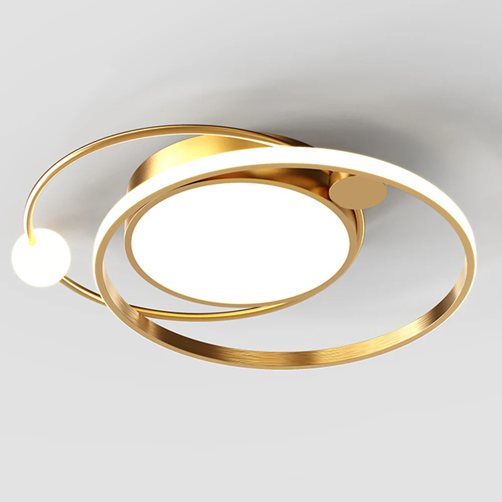 Modern Artistic Metal Round LED Ceiling Light - Image 6