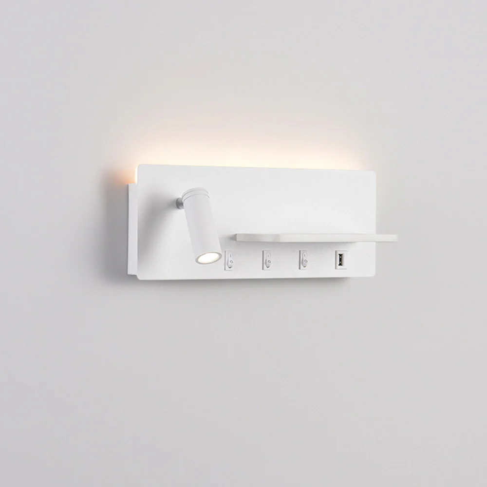 Modern Bedside Iron LED Reading Wall Light - Image 13