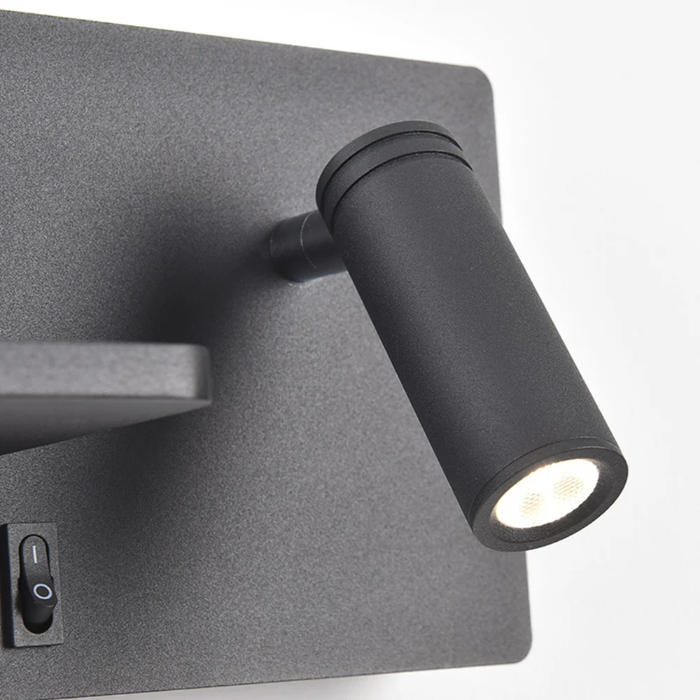 Modern Bedside Iron LED Reading Wall Light - Image 8