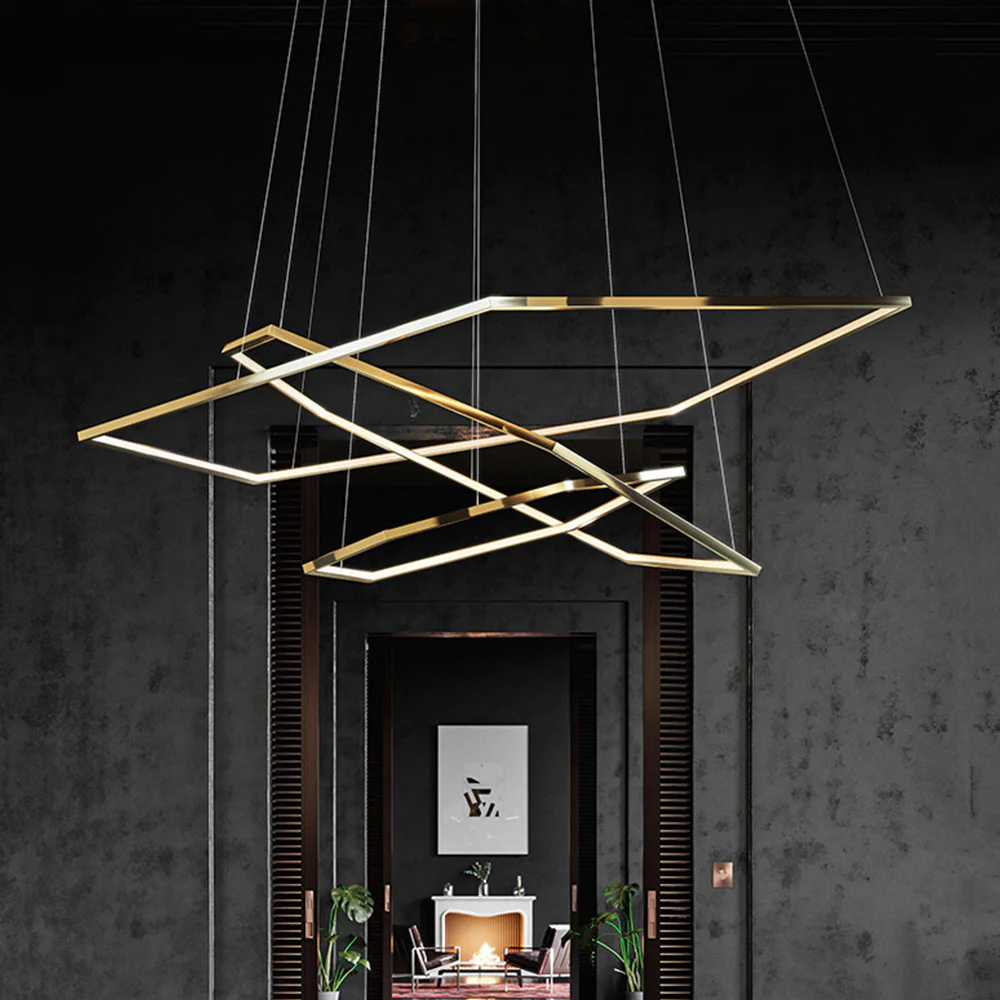 Modern Chic Geometric Polygon Pendant Light - Image 15