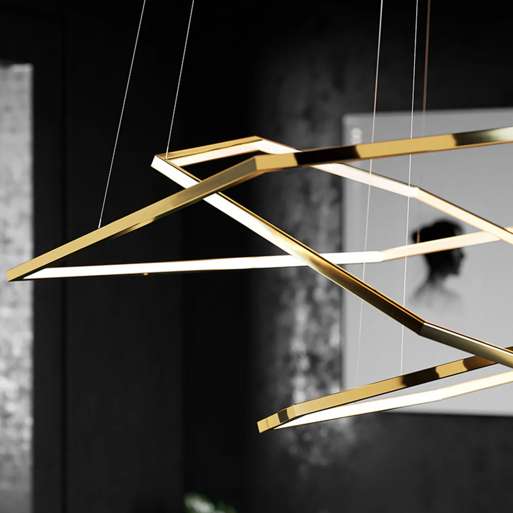Modern Chic Geometric Polygon Pendant Light - Image 16