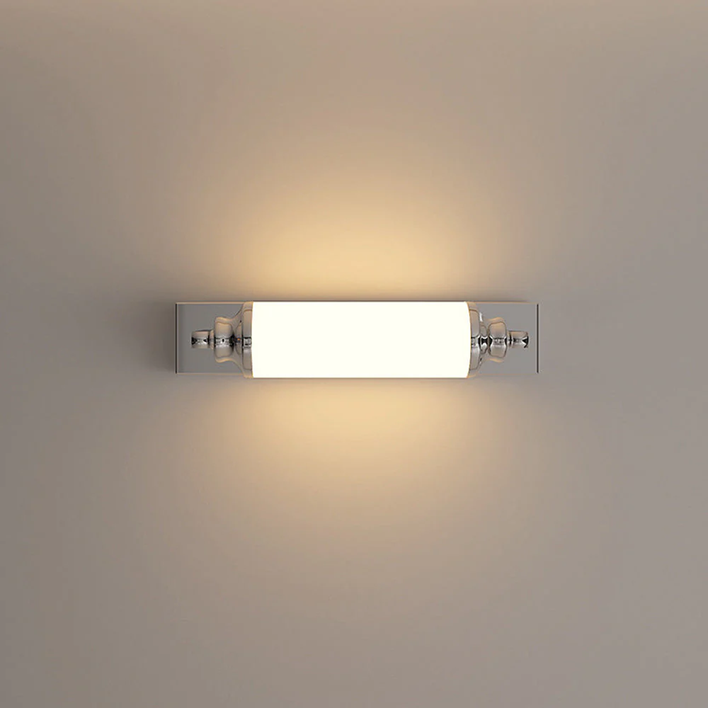 Modern Chrome Cylinder LED Wall Light - Image 5
