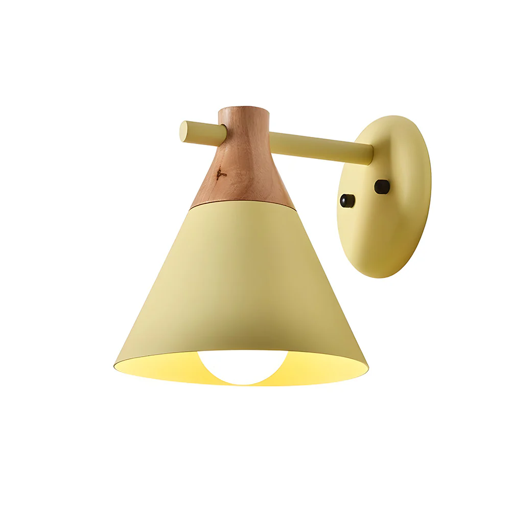 Modern Creative Multi-color Cone Bedroom Wall Light - Image 10