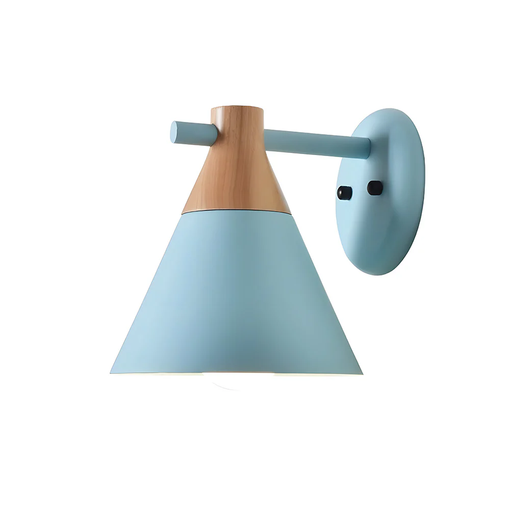 Modern Creative Multi-color Cone Bedroom Wall Light - Image 14