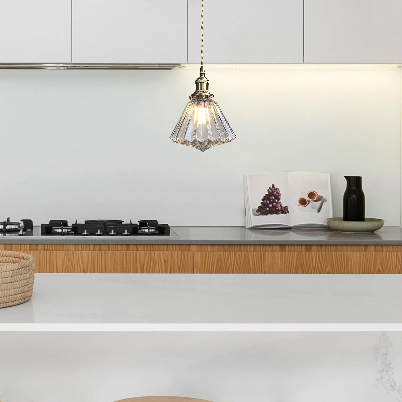 Modern Diamond Glass Pendant Lights - Image 5