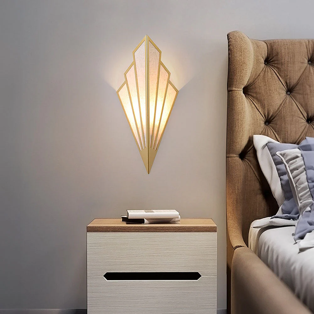 Modern Diamond Linen Wall LED Light - Image 7