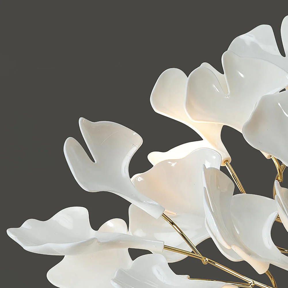 Modern Flower Petal White Ceiling Lamp - Image 13