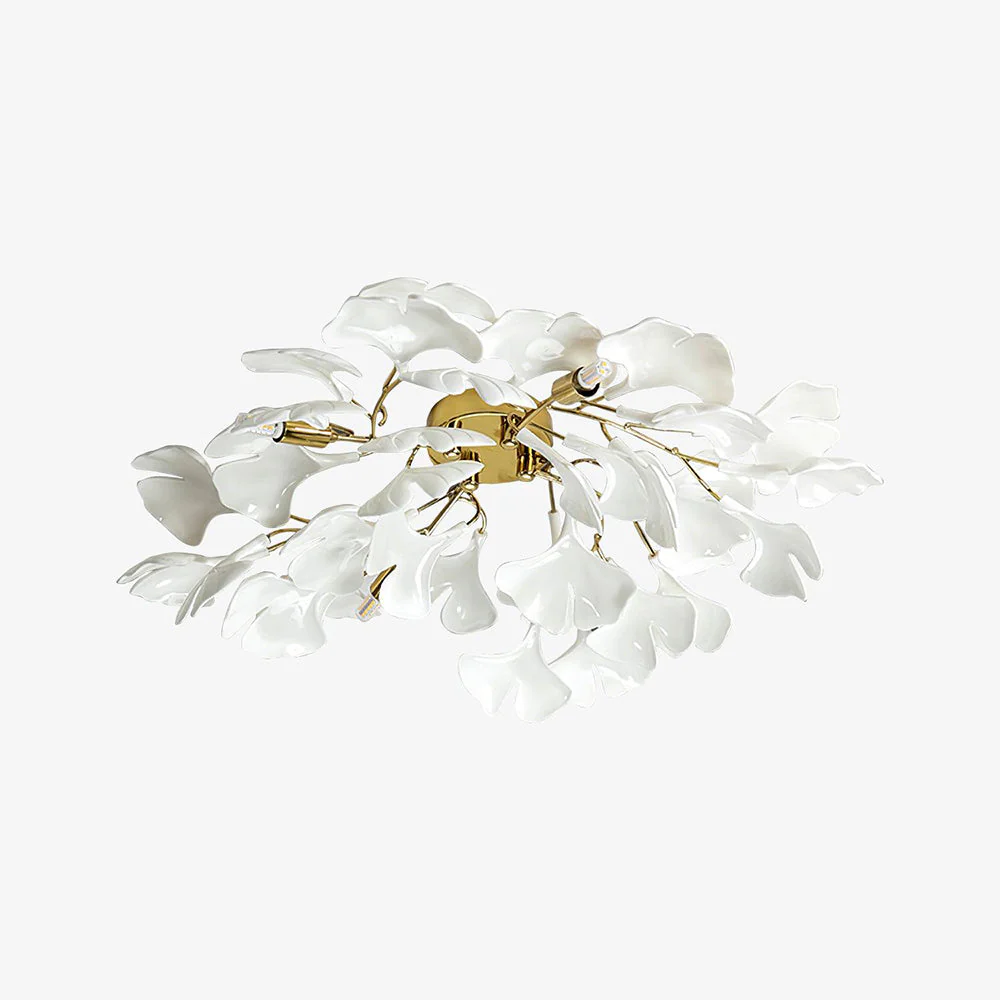 Modern Flower Petal White Ceiling Lamp - Image 15