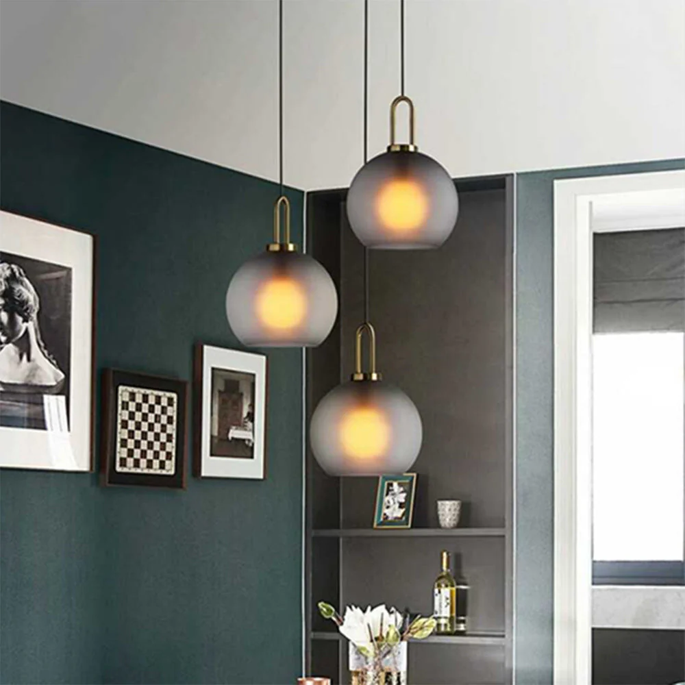 Modern Glass Living Room Pendant Light - Image 5