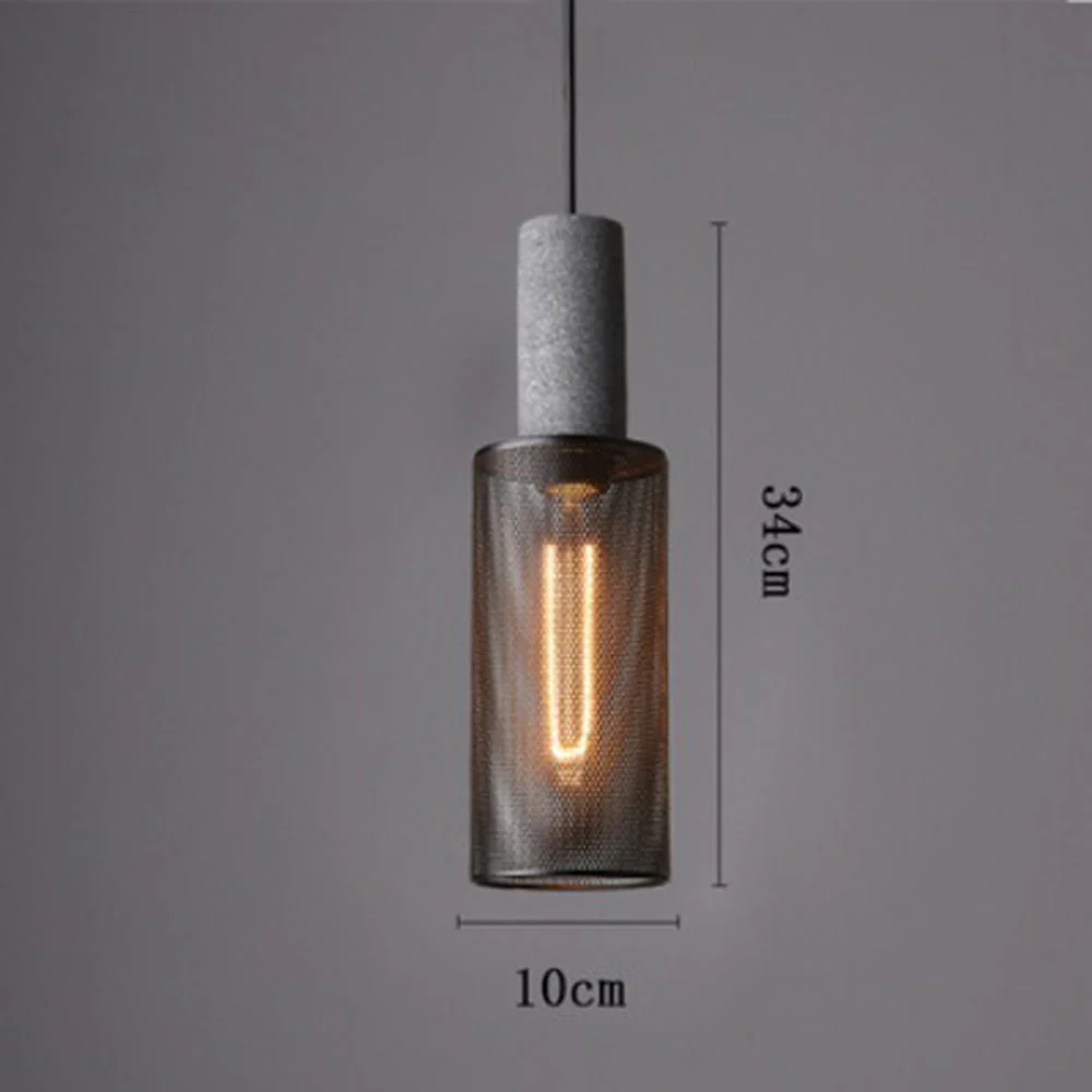 Modern Iron Grey Hanging Light Pendant Lampshade - Image 12