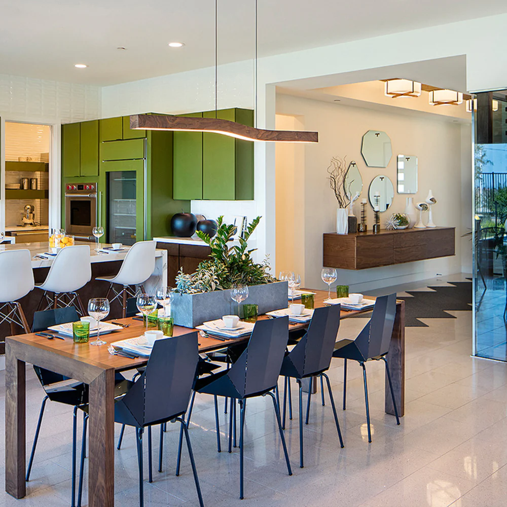 Modern LED Linear Pendant Light - Image 2