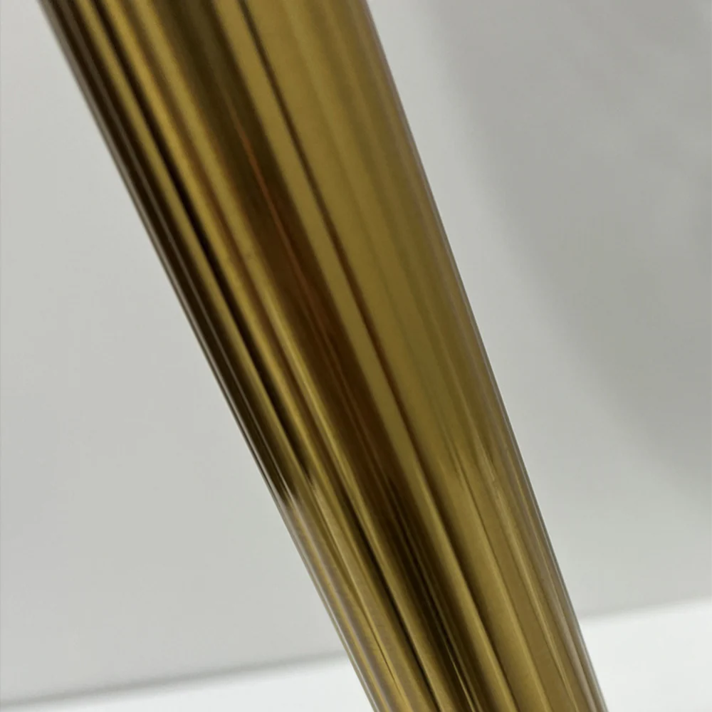 Contemporary Gold Glass Bedroom Table Lamp - Image 9