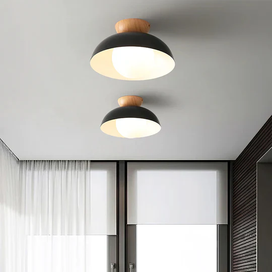 Modern Minimalist Semi-Flush Mount Ceiling Light - Image 23
