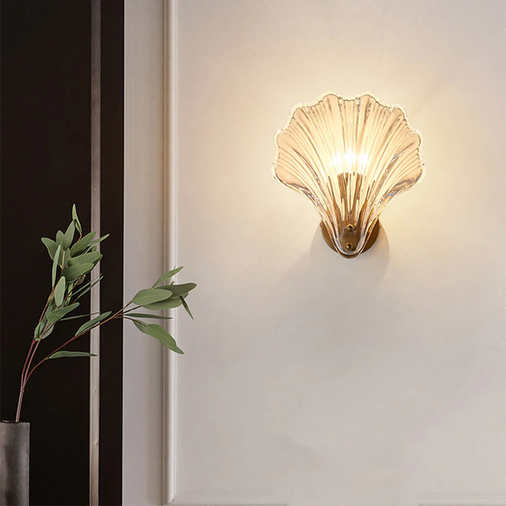 Modern Sea Shell Glass Wall Lamp - Image 21