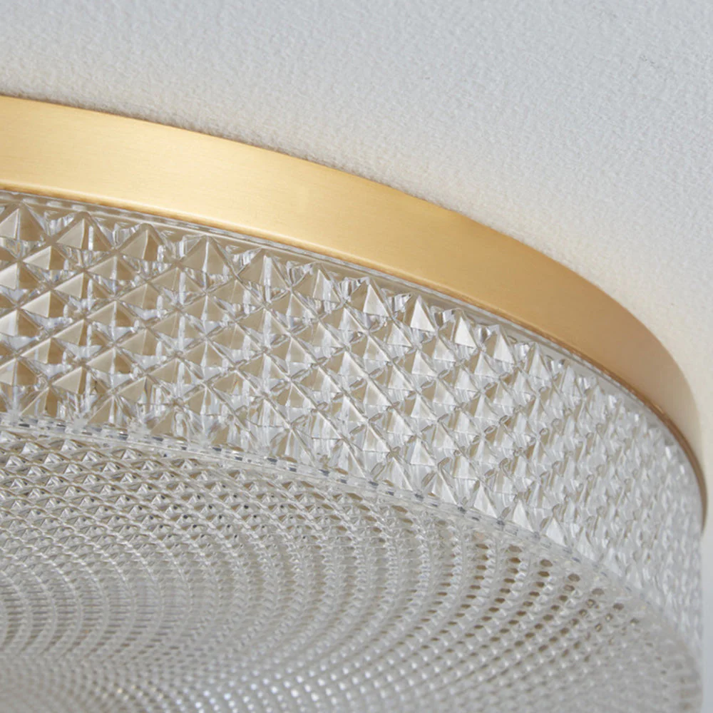 Modern Simple Crystal Copper Ceiling Light - Image 16