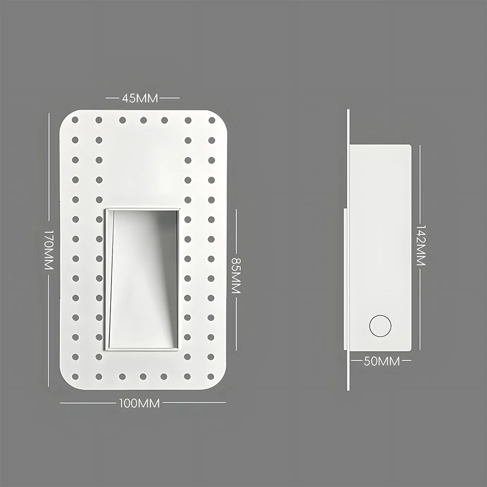 Modern Simple Embedded Frameless Staircase LED Wall Light - Image 10