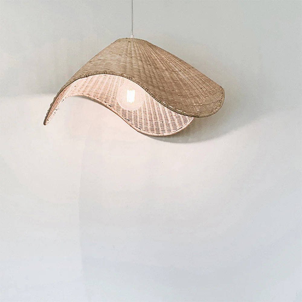 Modern Simple Handwoven Rattan Pendant Light - Image 4