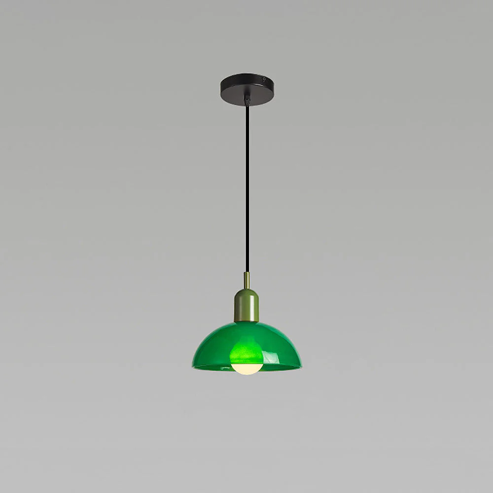 Modern Stained Mini Bedside Pendant Light - Image 23