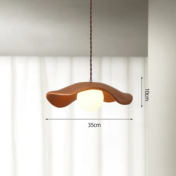 Modern Style Hat Shade Resin Pendant Light - Image 8