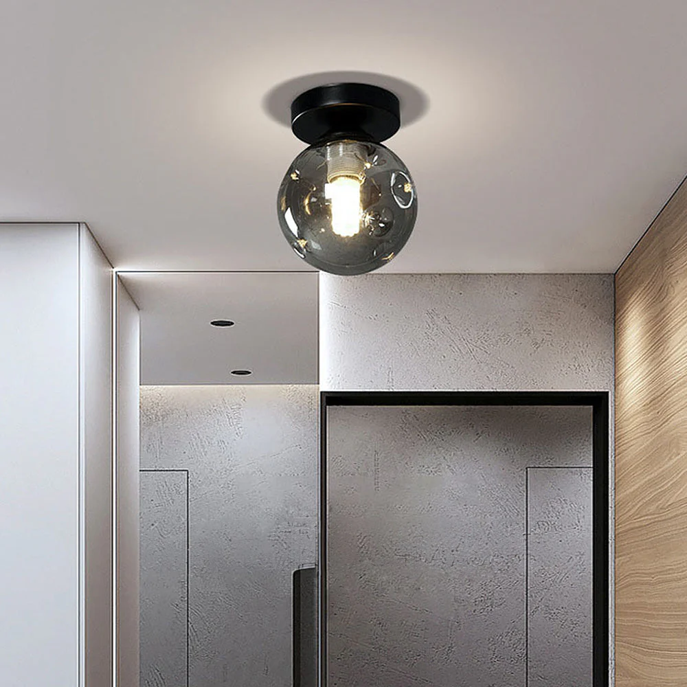 Nordic Clear Glass Ball Ceiling Light - Image 27