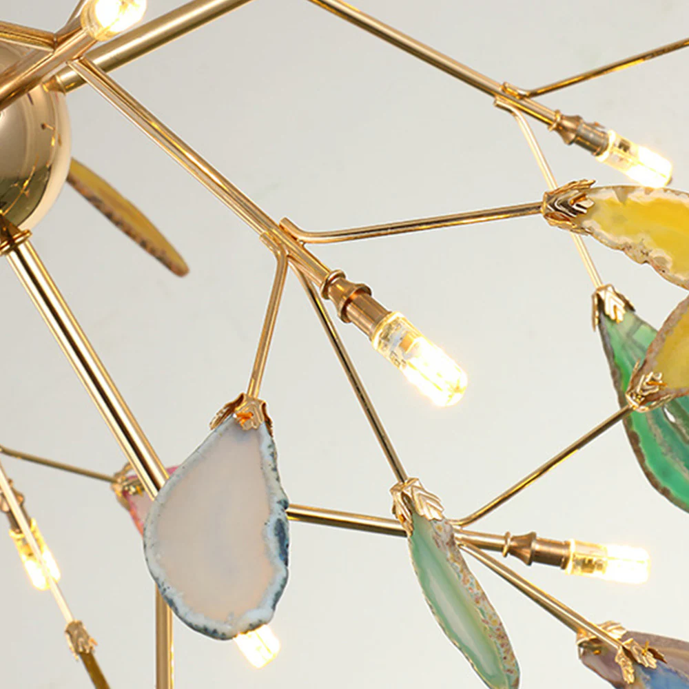 Nordic Creative Light Luxury Agate Stone Chandelier - Image 8