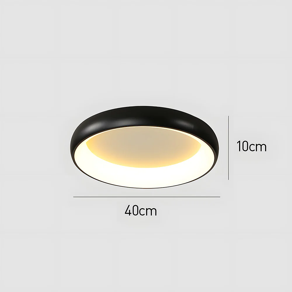 Nordic Creative Round LED Bedroom Ceiling Light - Image 5