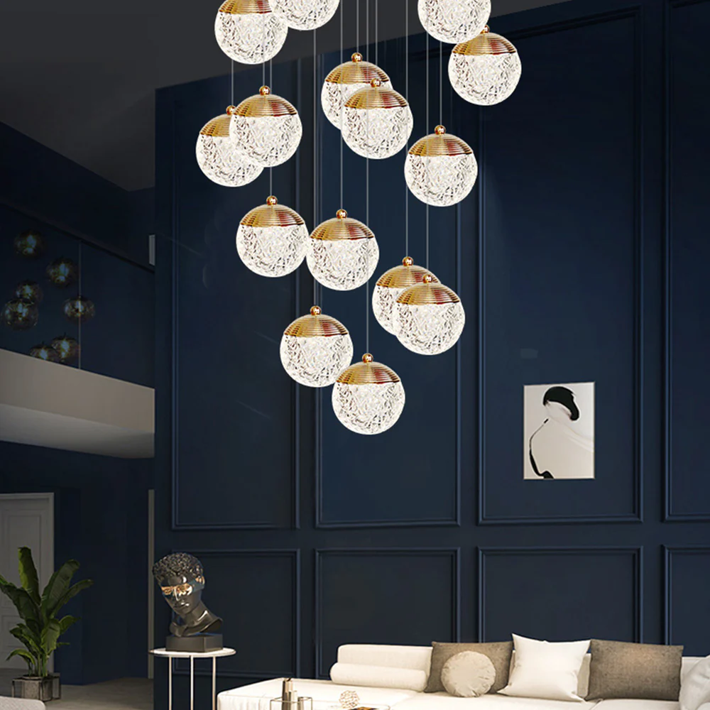 Nordic Decoration Stair Living Room LED Pendant lights - Image 11