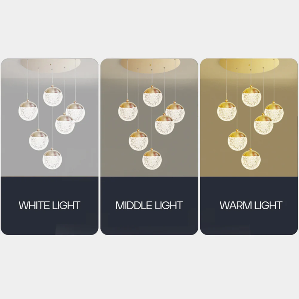 Nordic Decoration Stair Living Room LED Pendant lights - Image 15