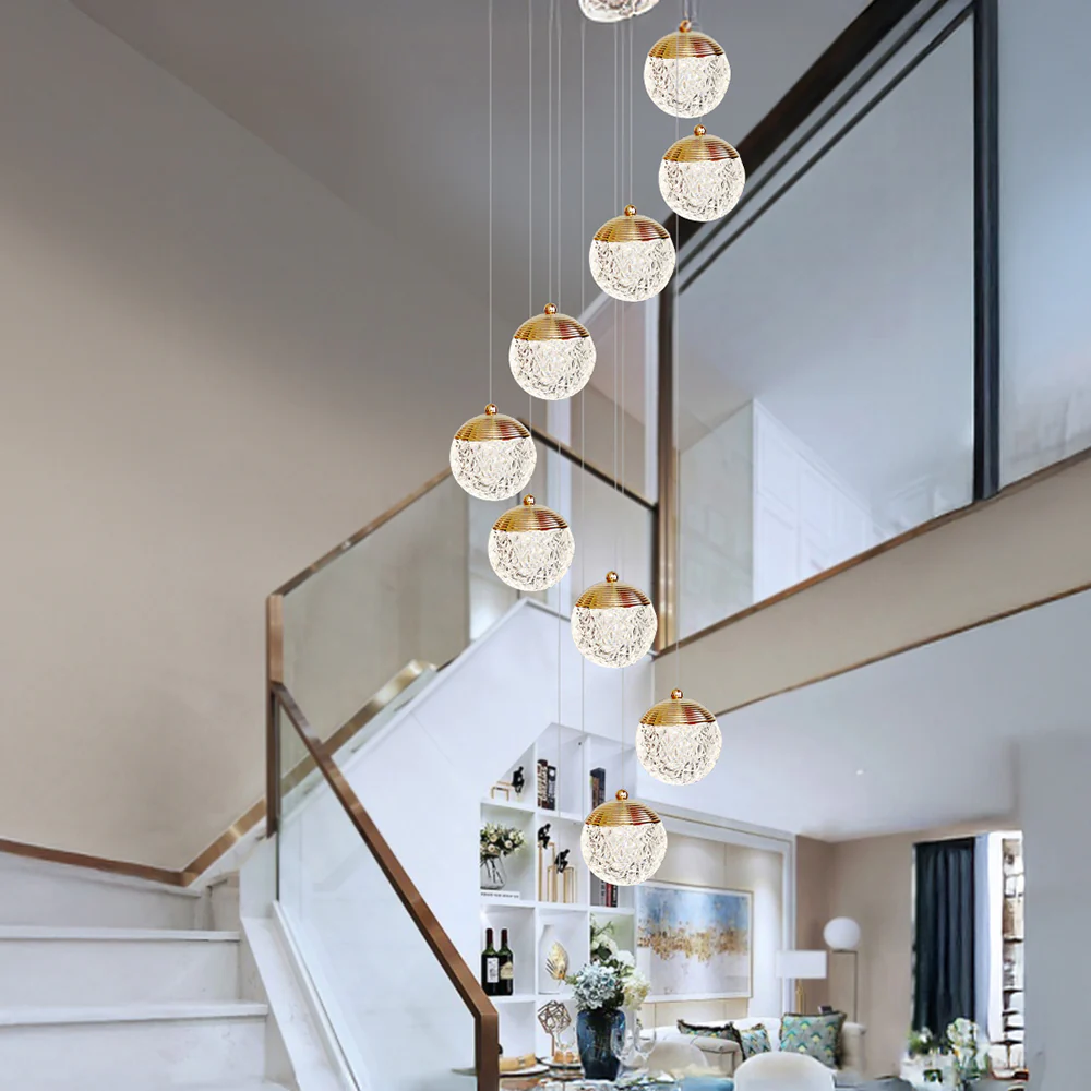 Nordic Decoration Stair Living Room LED Pendant lights - Image 4
